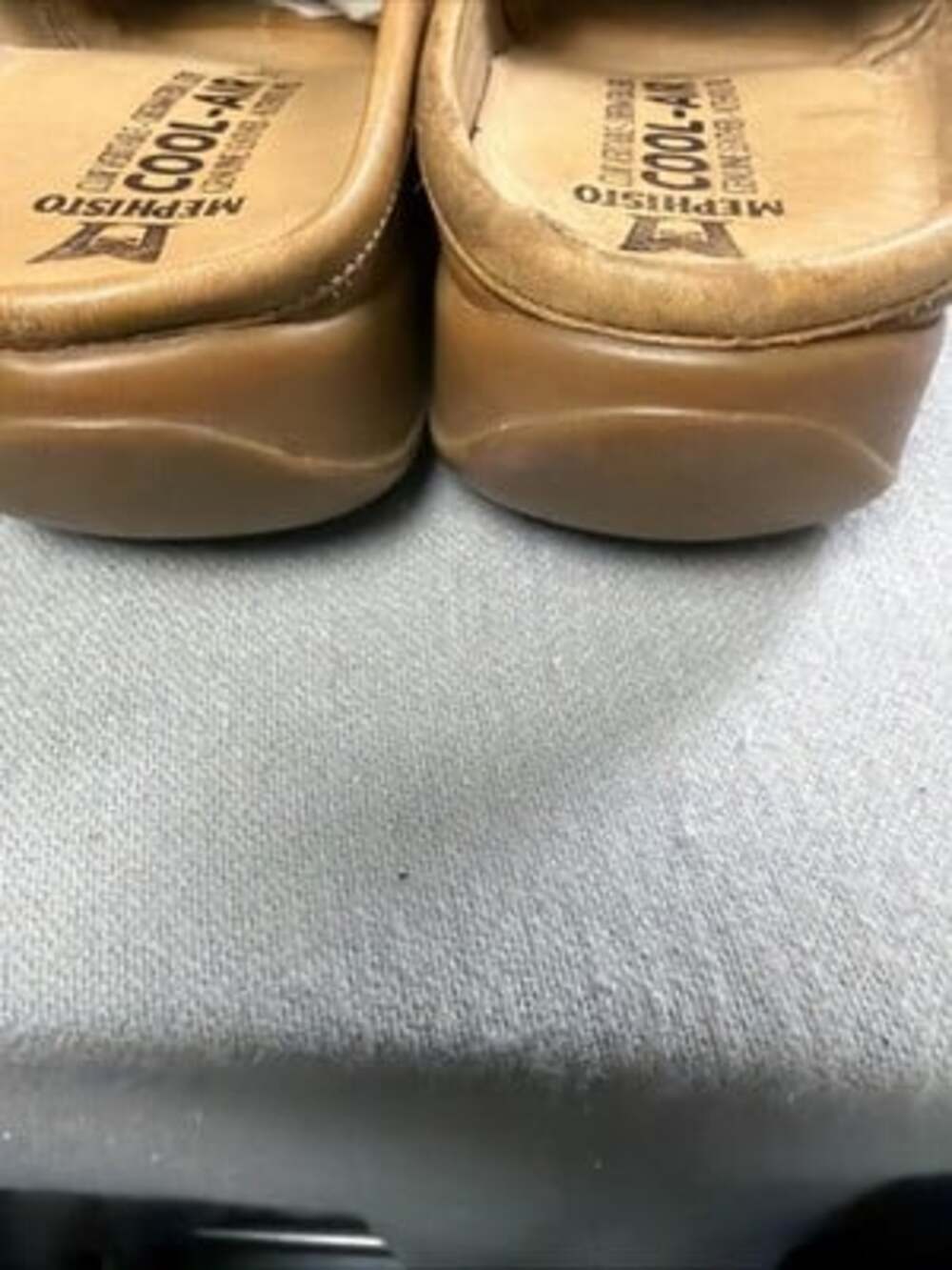 Mephisto Cool-Air Suede Leather Mule Slip On Tan Comfort Shoes US 9.5 - Picture 8 of 8